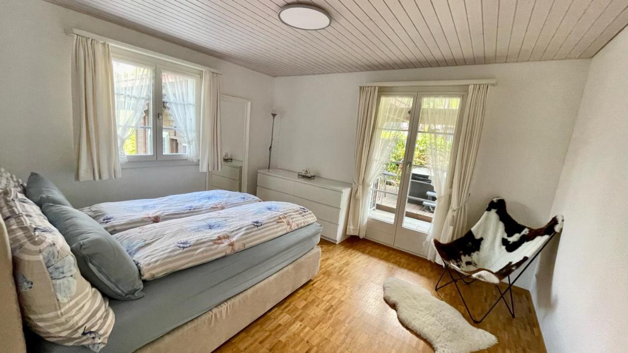 The Swiss Paradise 2 Apartment With Garden, Whirlpool, And Mountain Panorama Wirzweli エクステリア 写真