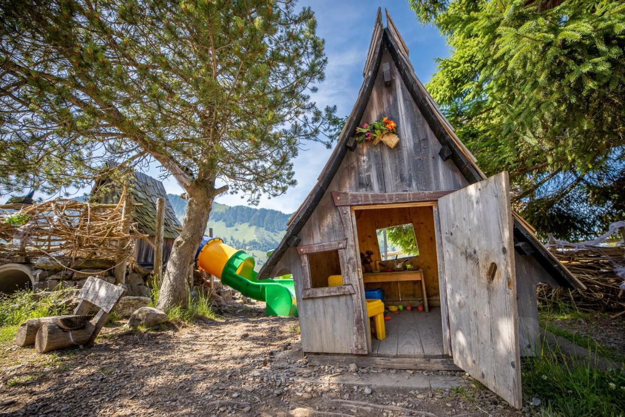The Swiss Paradise 2 Apartment With Garden, Whirlpool, And Mountain Panorama Wirzweli エクステリア 写真