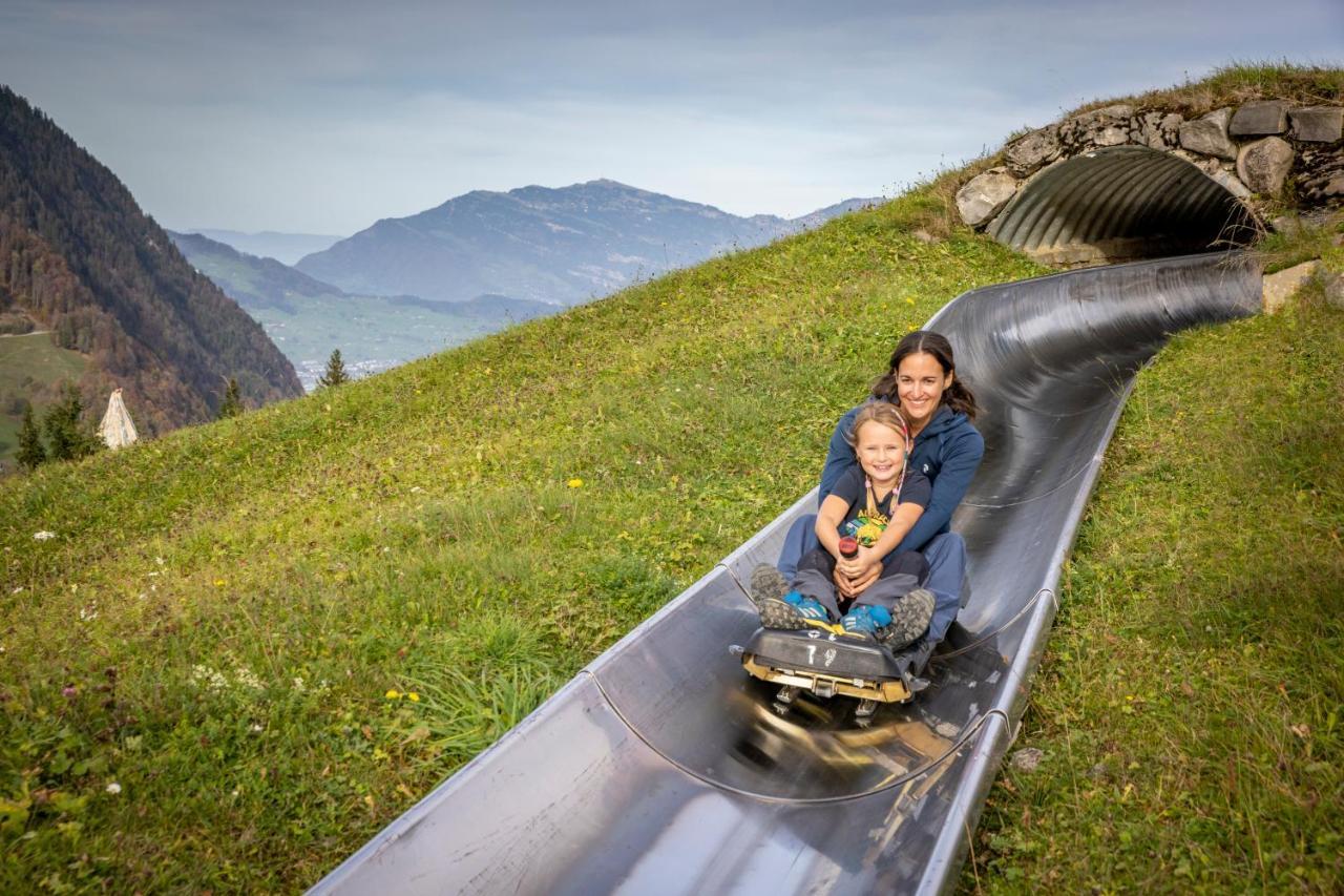 The Swiss Paradise 2 Apartment With Garden, Whirlpool, And Mountain Panorama Wirzweli エクステリア 写真