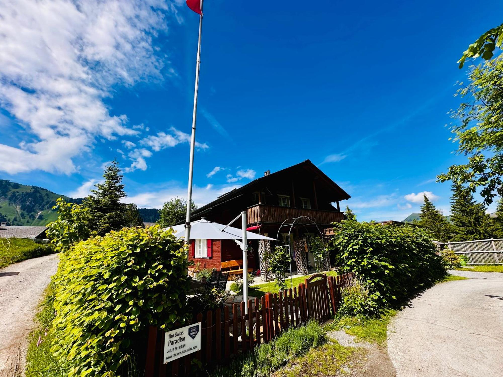 The Swiss Paradise 2 Apartment With Garden, Whirlpool, And Mountain Panorama Wirzweli エクステリア 写真