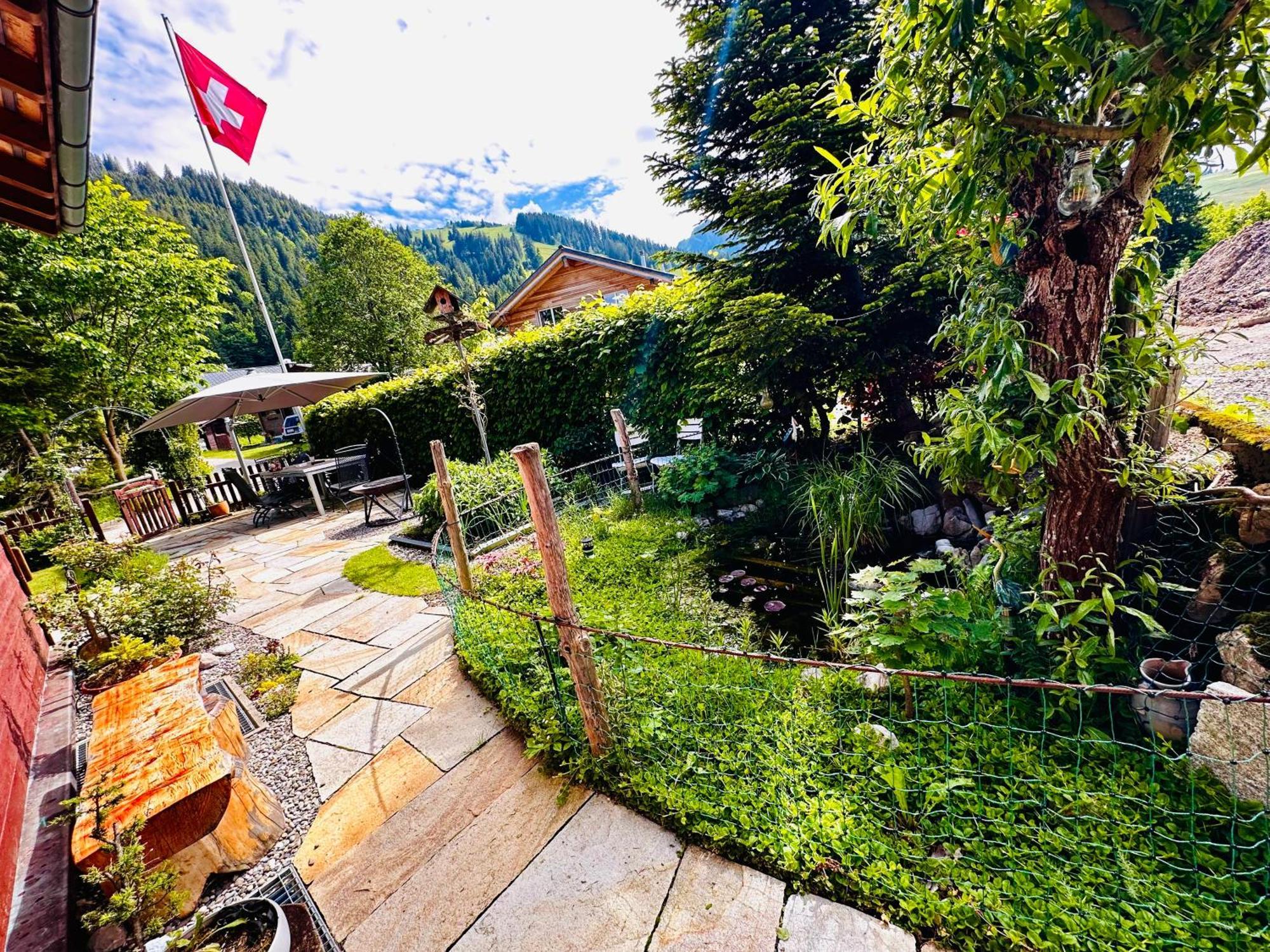 The Swiss Paradise 2 Apartment With Garden, Whirlpool, And Mountain Panorama Wirzweli エクステリア 写真