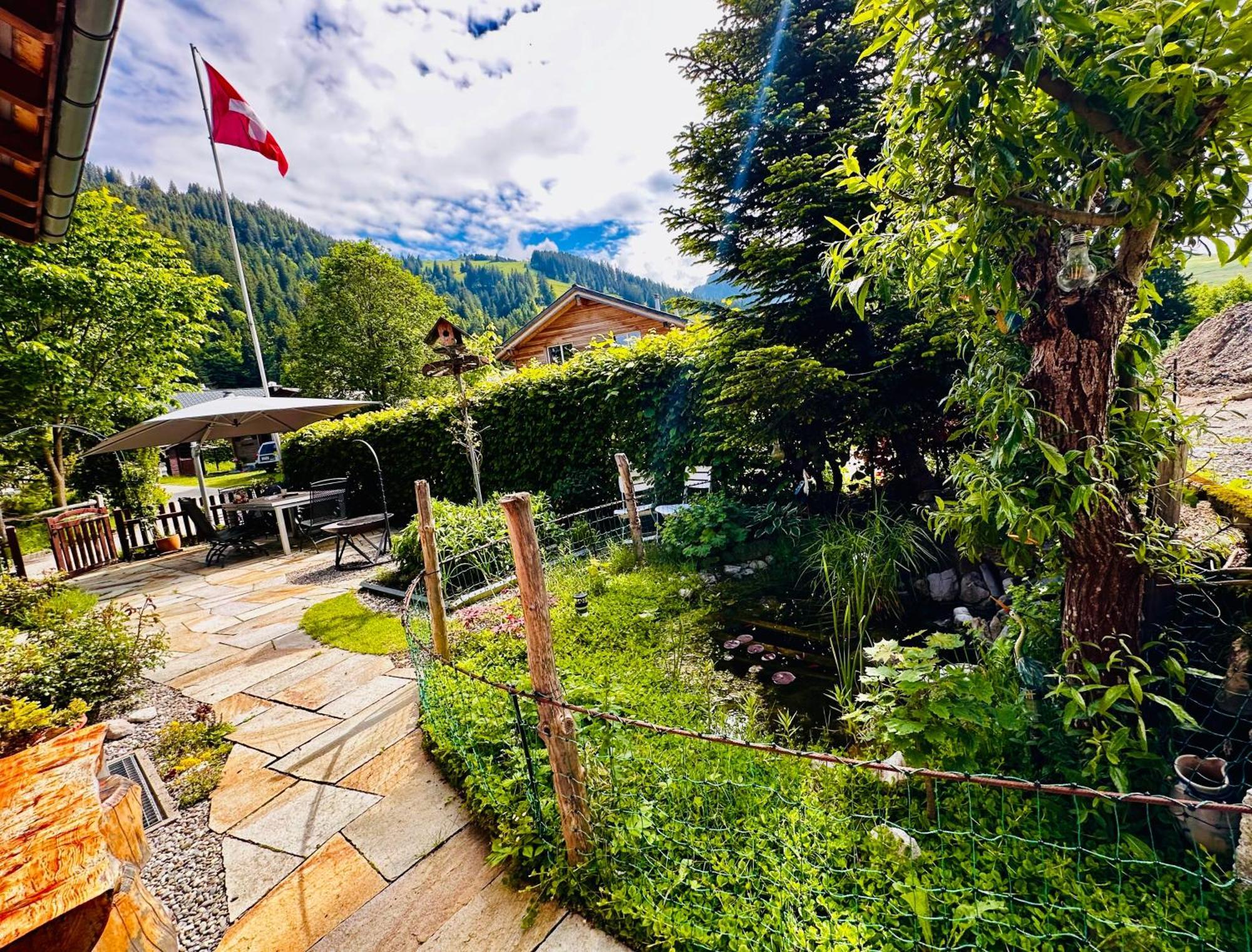 The Swiss Paradise 2 Apartment With Garden, Whirlpool, And Mountain Panorama Wirzweli エクステリア 写真